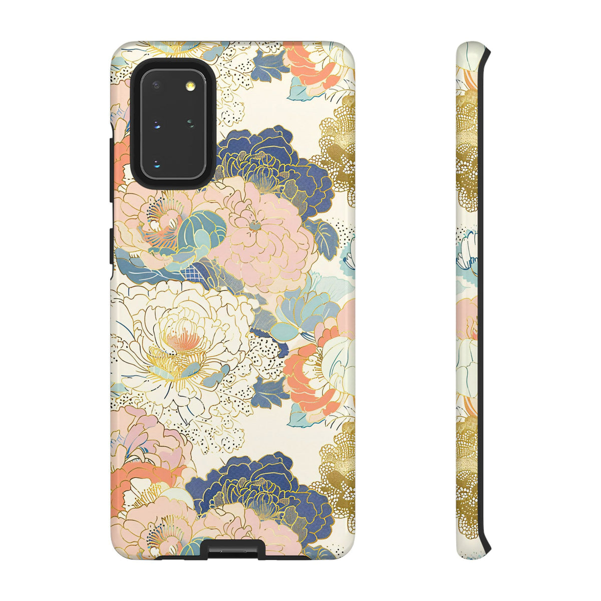 Japanese Blossom Asian Floral Design Phone Case – Elegant Floral Phone Cover 4