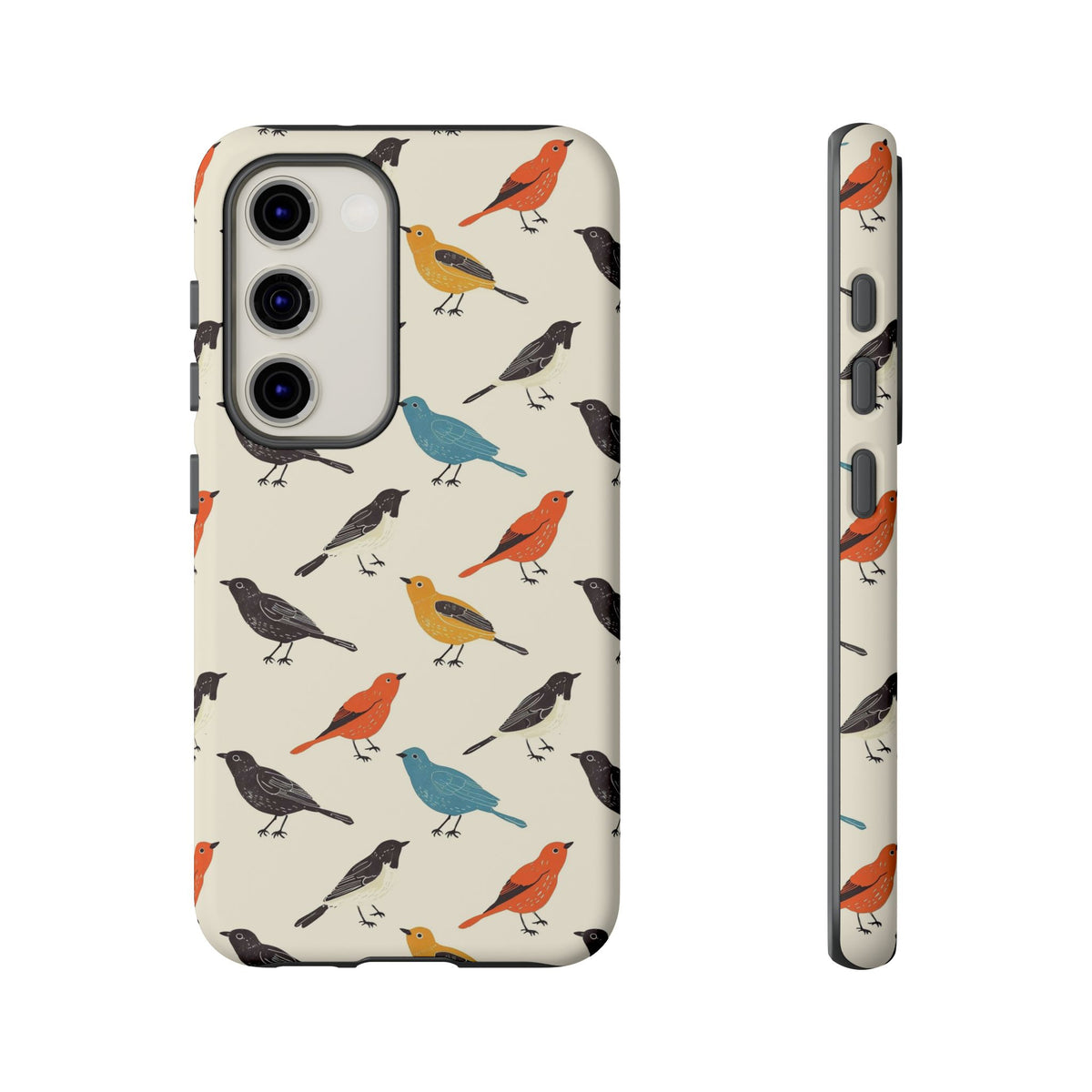 Birds Seamless Pattern Phone Case – Elegant and Timeless Avian Design 5