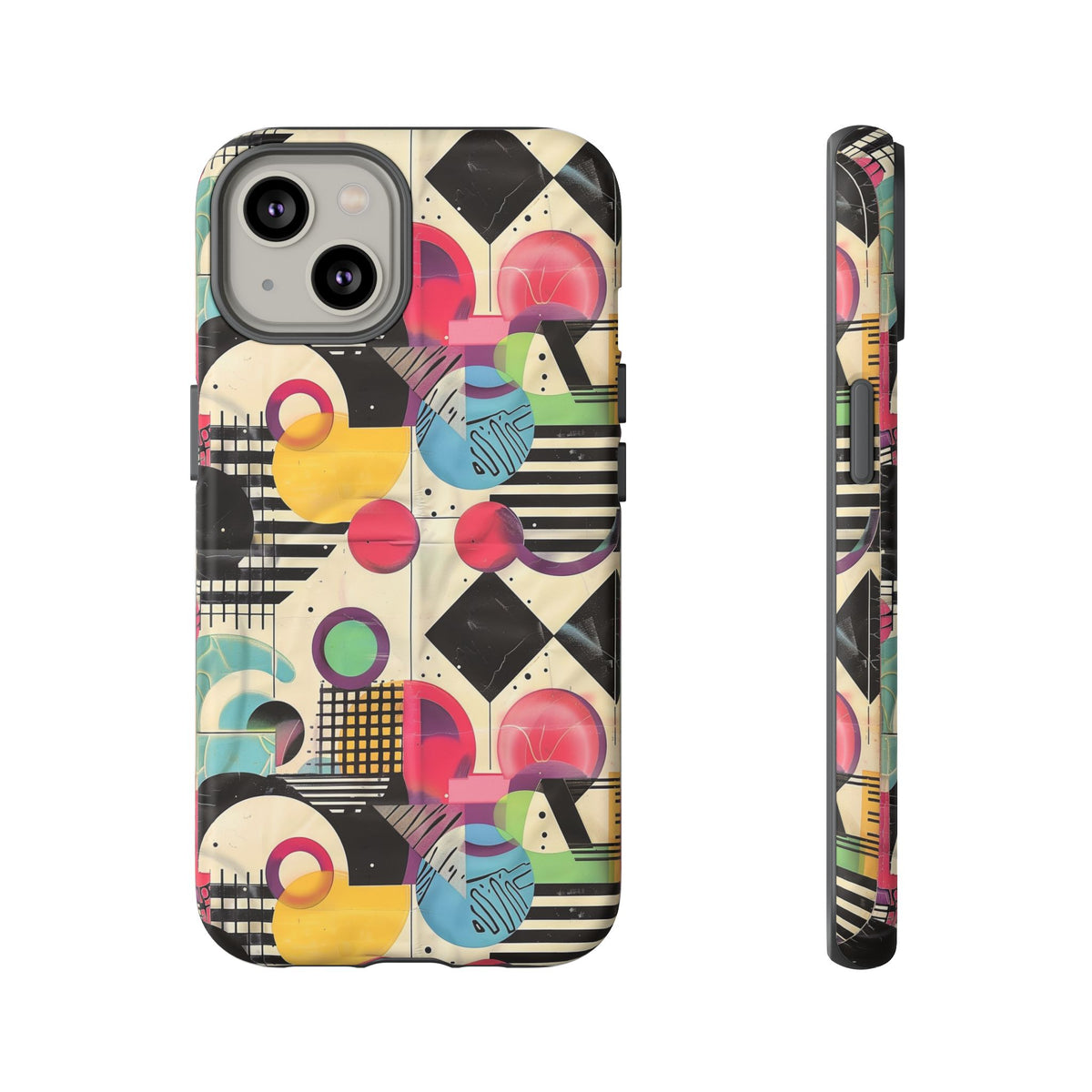 Retro 80s Seamless Phone Case – Vintage Style Meets Modern Protection 164