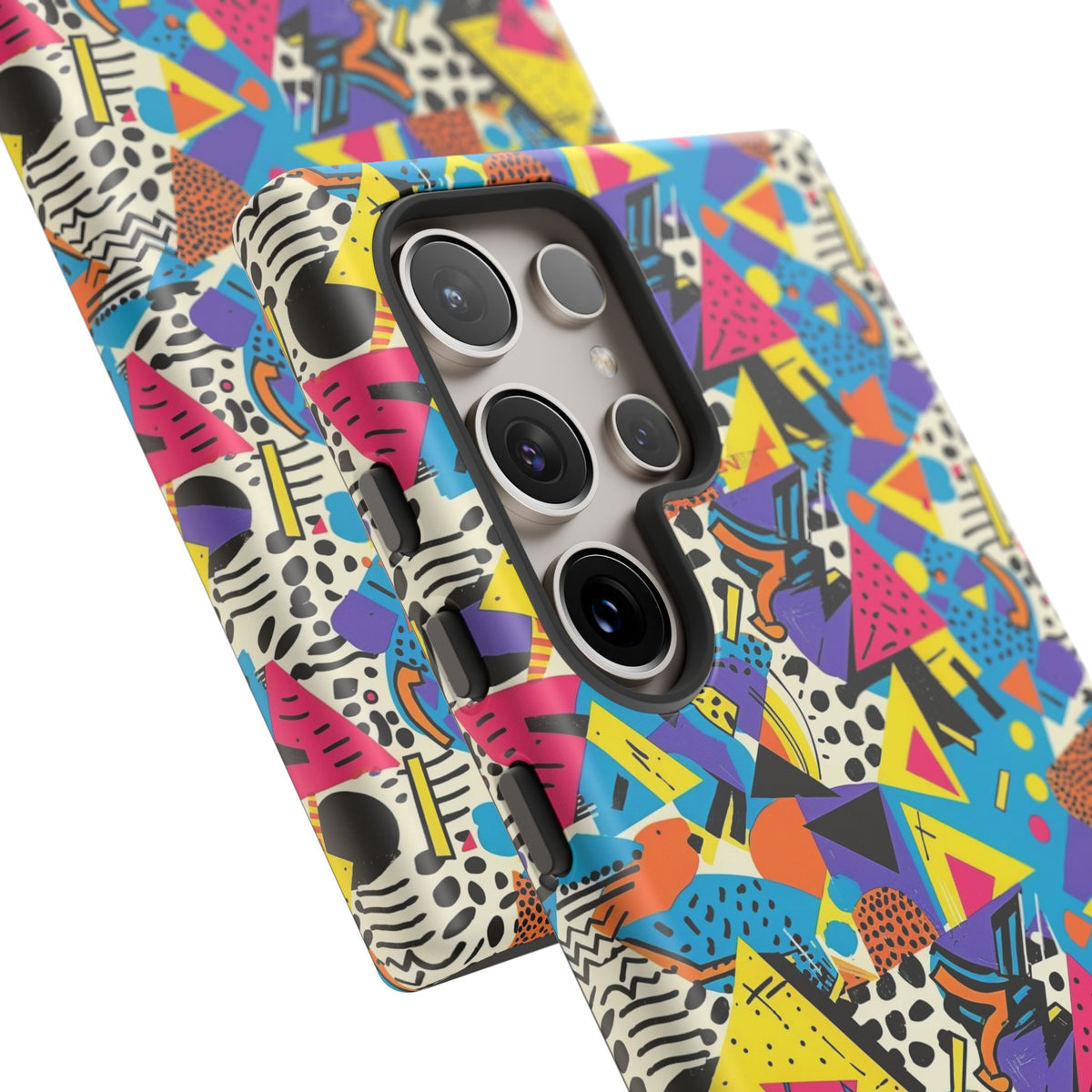 90s Themed Seamless Pattern Phone Case – Embrace Retro Style and Protection 231