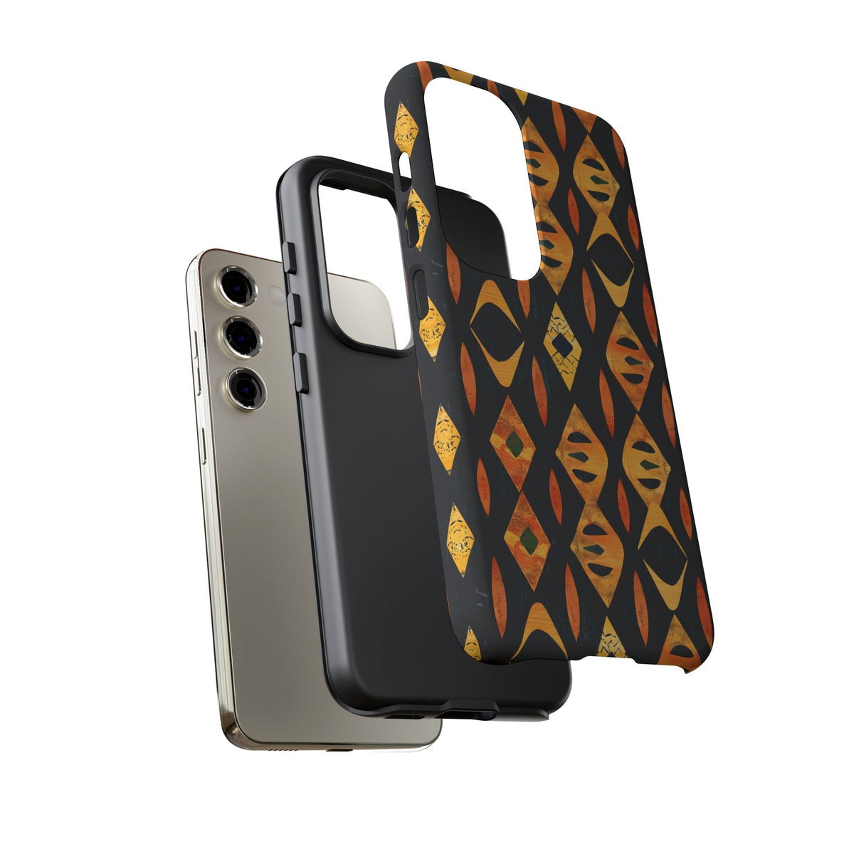 Stylish African Pattern Phone Case – Unique and Vibrant Protection 154