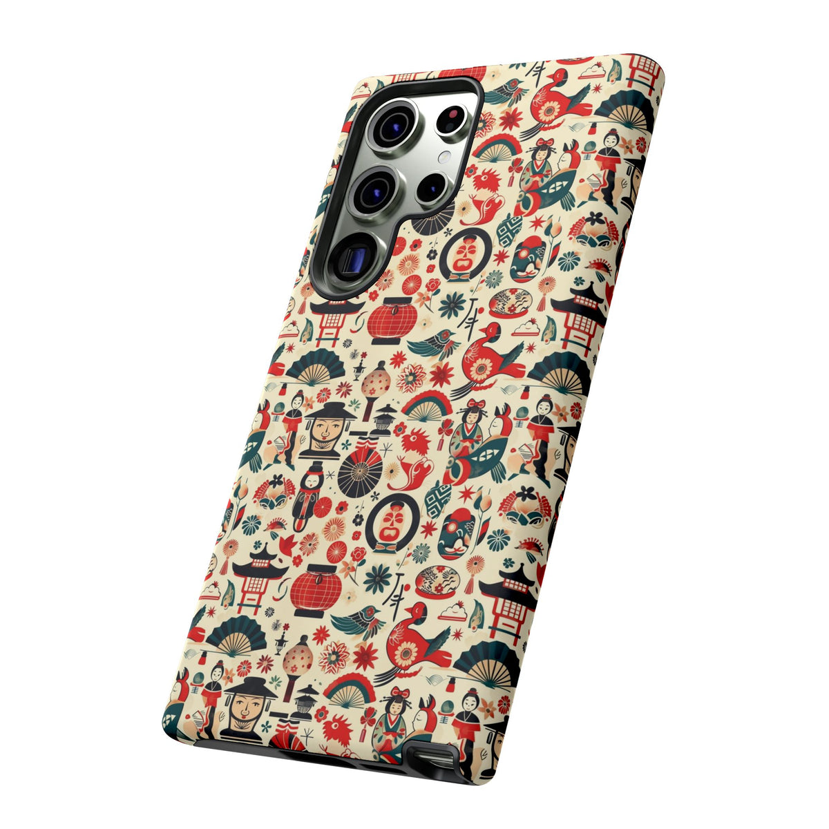 Japanese Pattern Phone Case – Elegant & Timeless Design for Your Phone 471