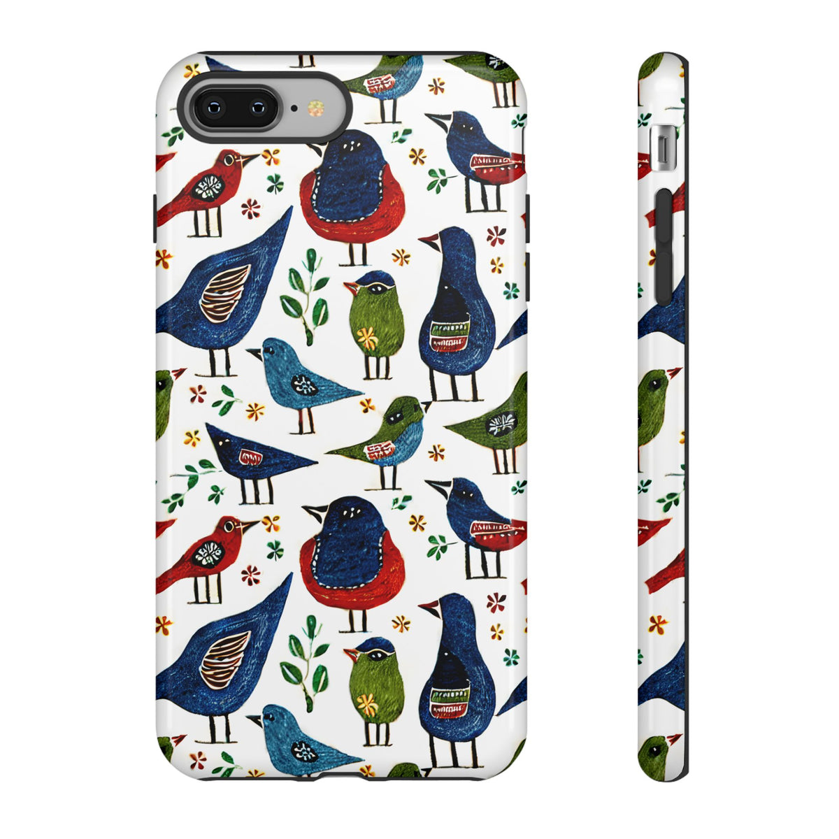 Birds Seamless Pattern Phone Case – Elegant and Timeless Avian Design 12