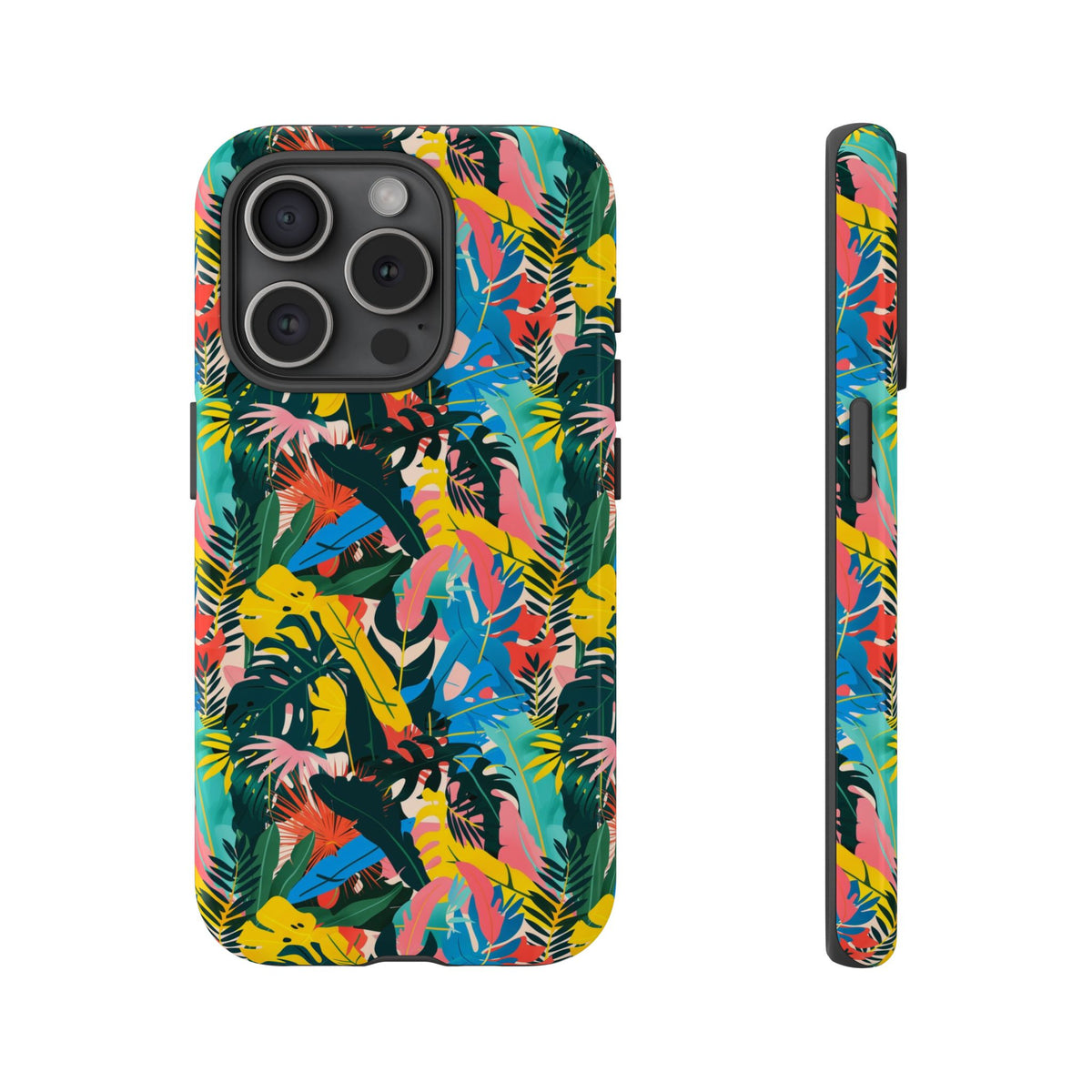 Jungle Pattern Phone Case – Exotic & Lush Design for Your Phone 346