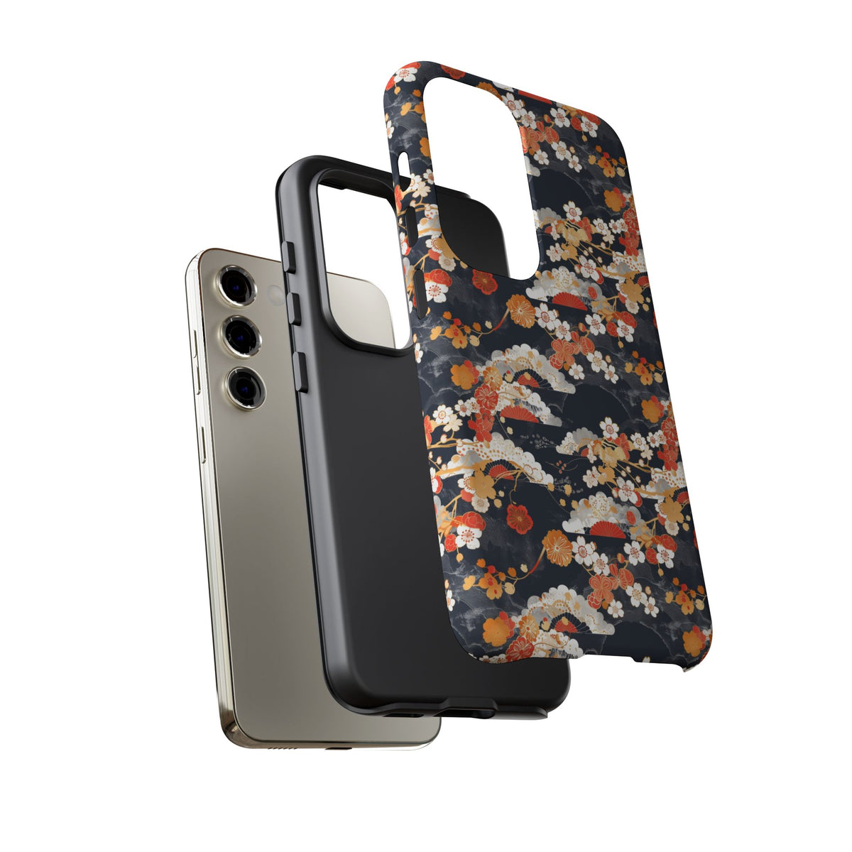 Japanese Pattern Phone Case – Elegant & Timeless Design for Your Phone 108