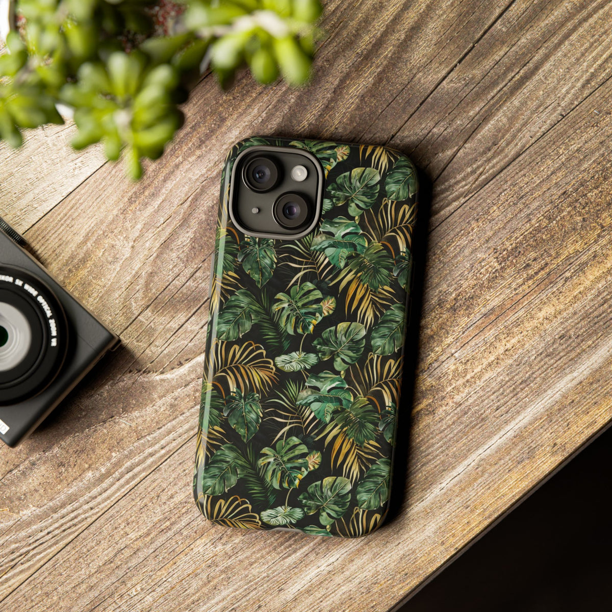 Jungle Pattern Phone Case – Exotic & Lush Design for Your Phone 334