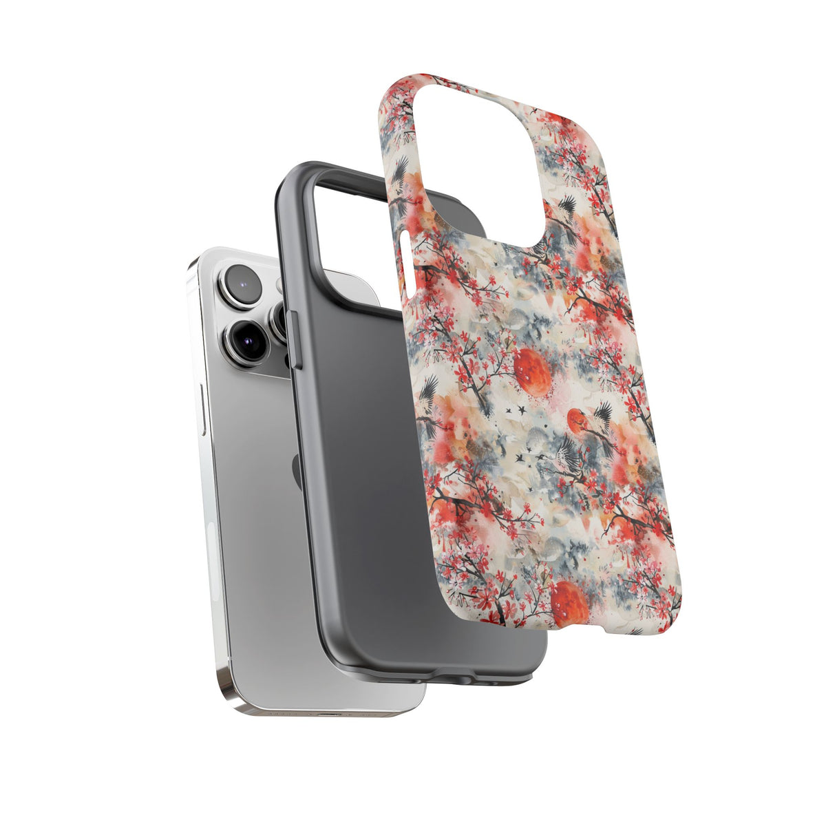 Japanese Pattern Phone Case – Elegant & Timeless Design for Your Phone 110