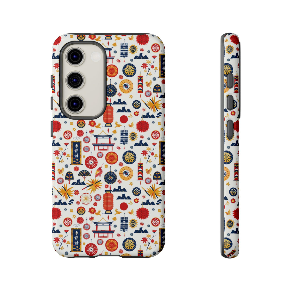 Japanese Pattern Phone Case – Elegant & Timeless Design for Your Phone 118