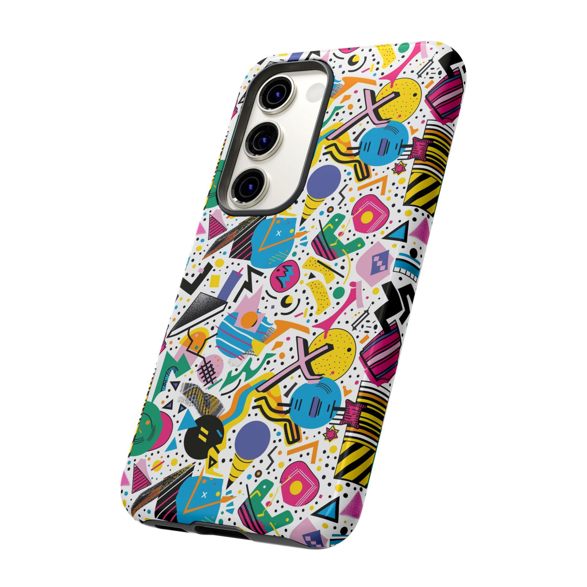 90s Themed Seamless Pattern Phone Case – Embrace Retro Style and Protection 225