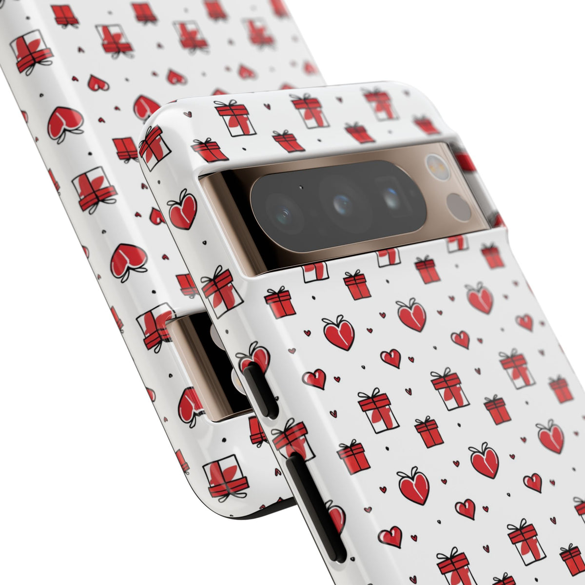 Heart Pattern Phone Case – Stylish & Loving Design for Your Device 234