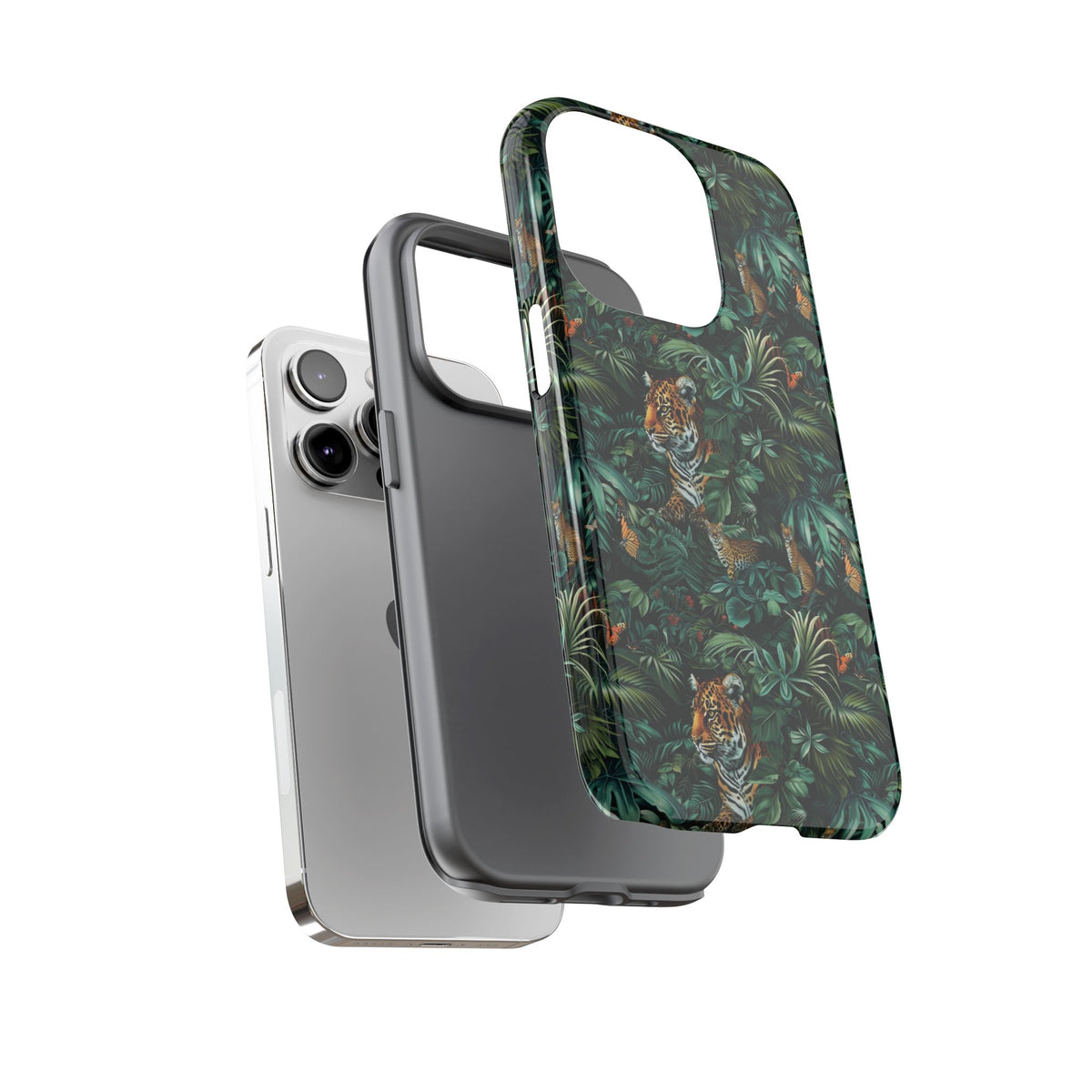 Jungle Pattern Phone Case – Exotic & Lush Design for Your Phone 326