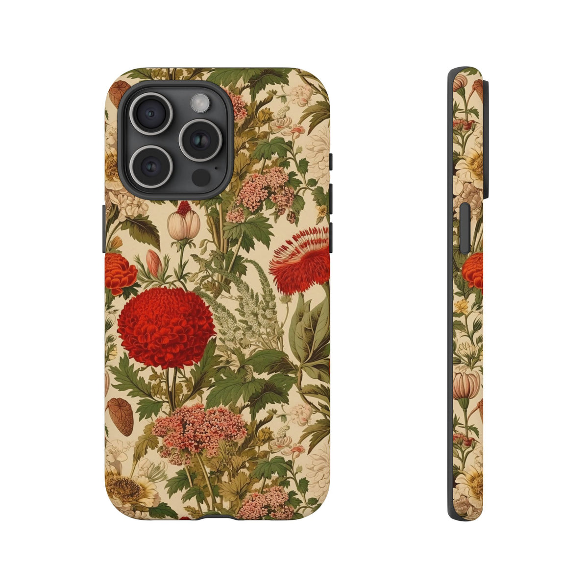 Antique Garden Botanical Phone Case - Vintage Botanical Phone Cover 2