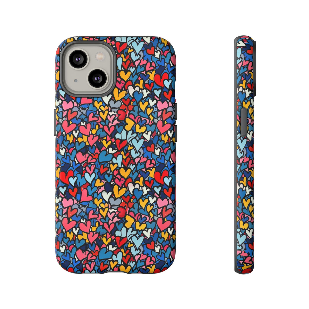 Heart Pattern Phone Case – Stylish & Loving Design for Your Device 820