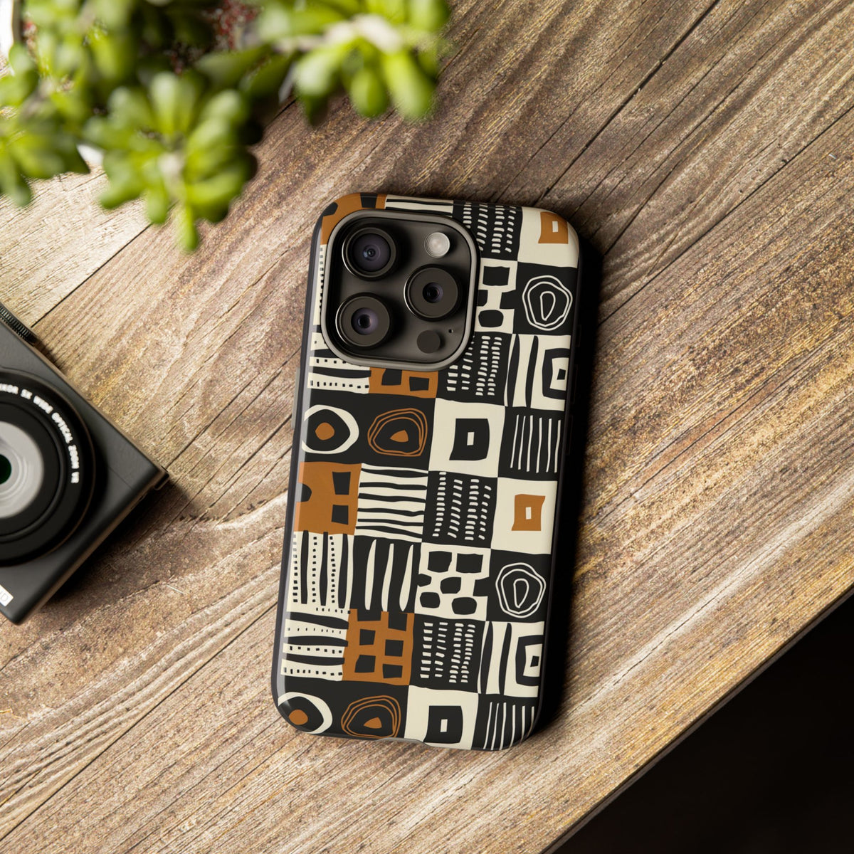 Stylish African Pattern Phone Case – Unique and Vibrant Protection 168