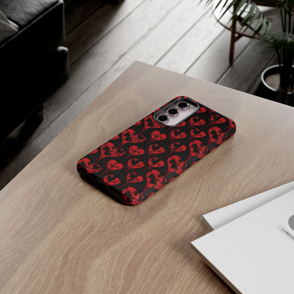 Heart Pattern Phone Case – Stylish & Loving Design for Your Device 367