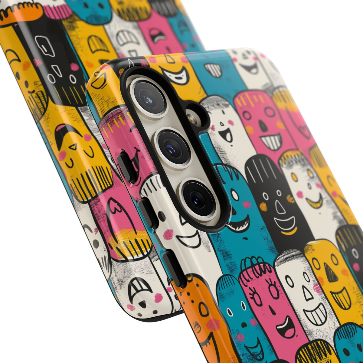 Happy Faces Phone Case – Joyful and Cheerful Design for a Bright Look 5