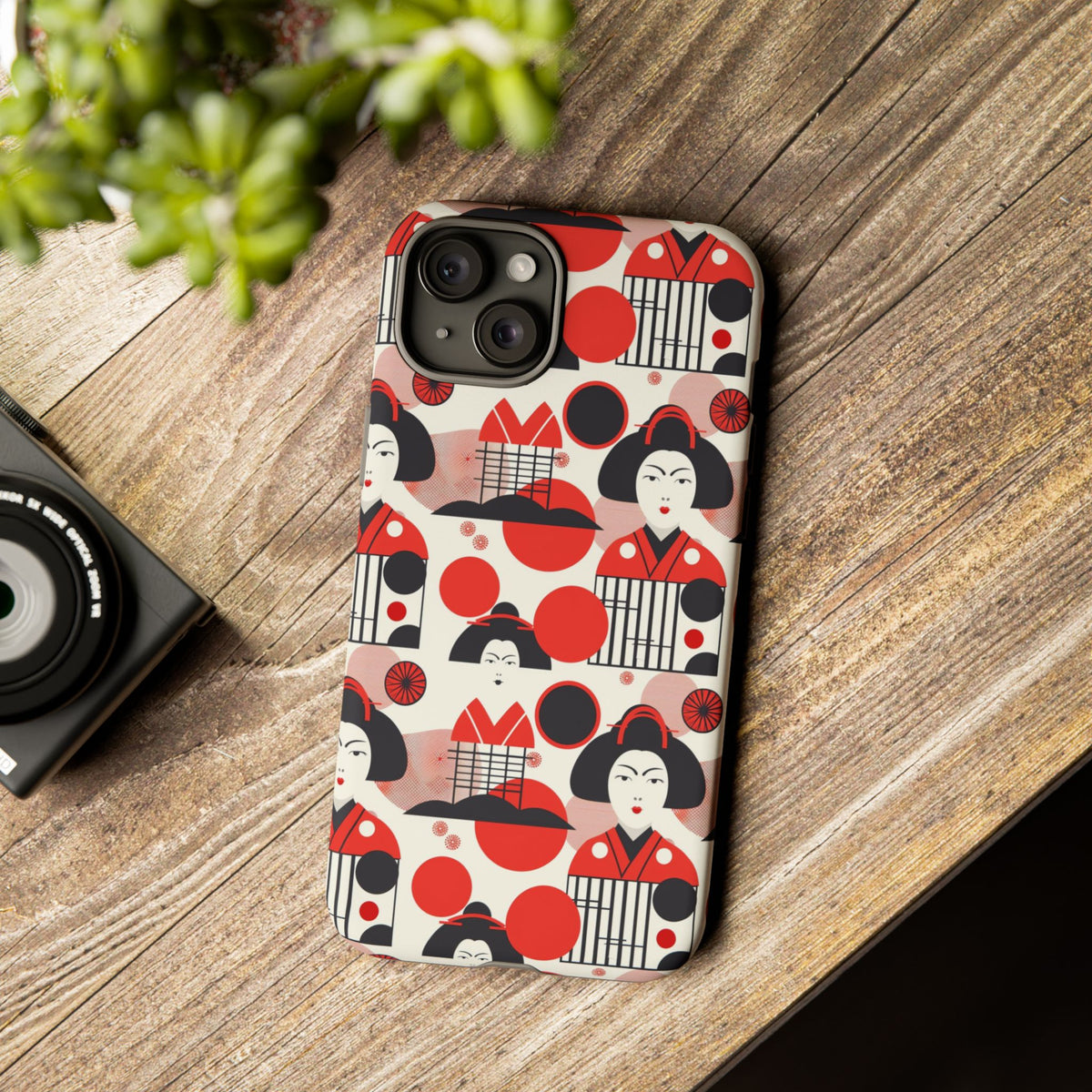 Japanese Pattern Phone Case – Elegant & Timeless Design for Your Phone 018