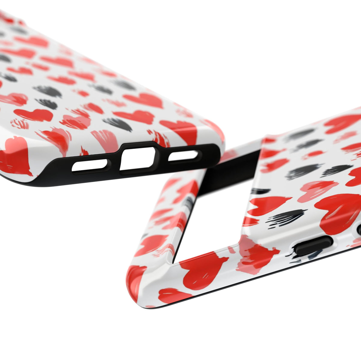 Heart Pattern Phone Case – Stylish & Loving Design for Your Device 366