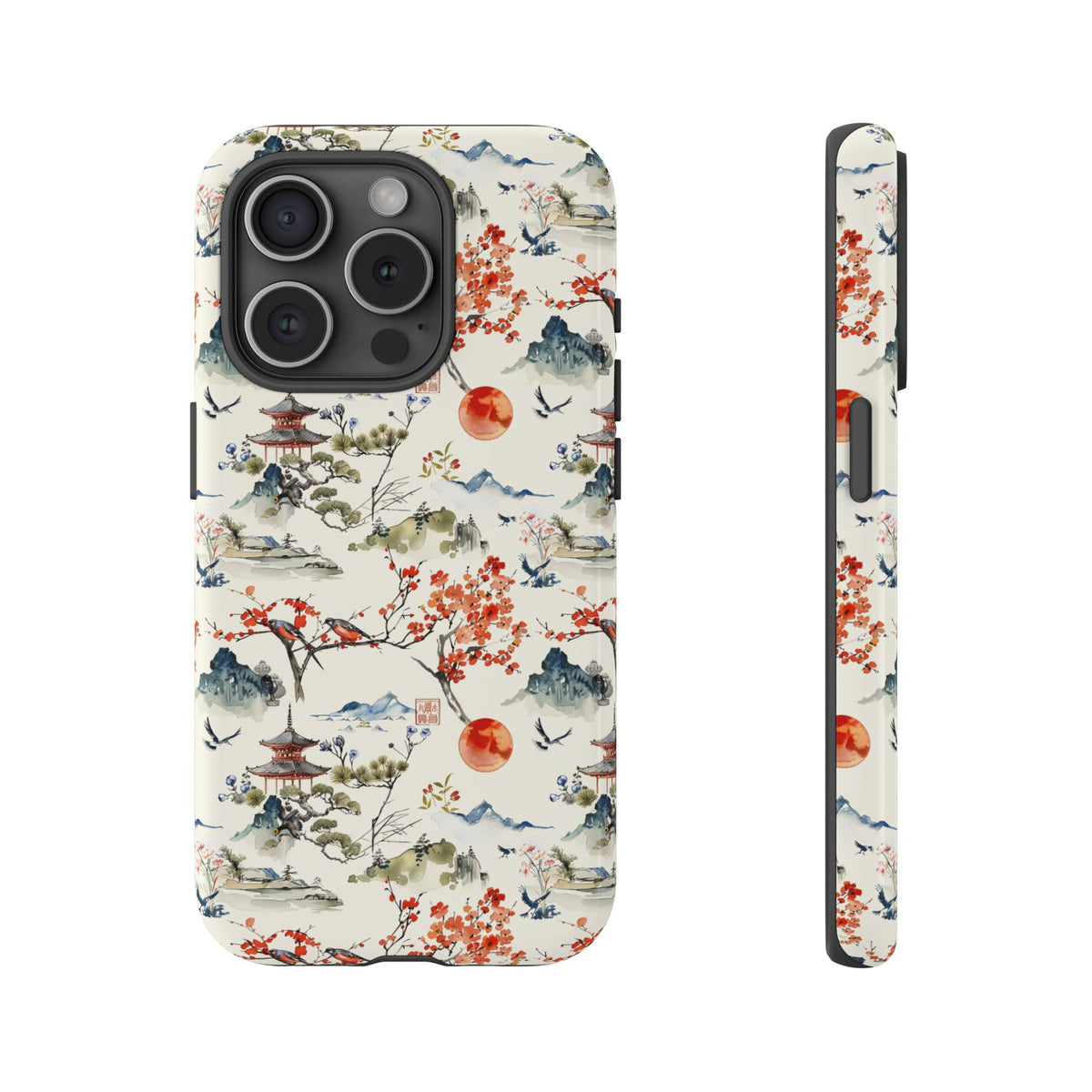 Japanese Pattern Phone Case – Elegant & Timeless Design for Your Phone 120