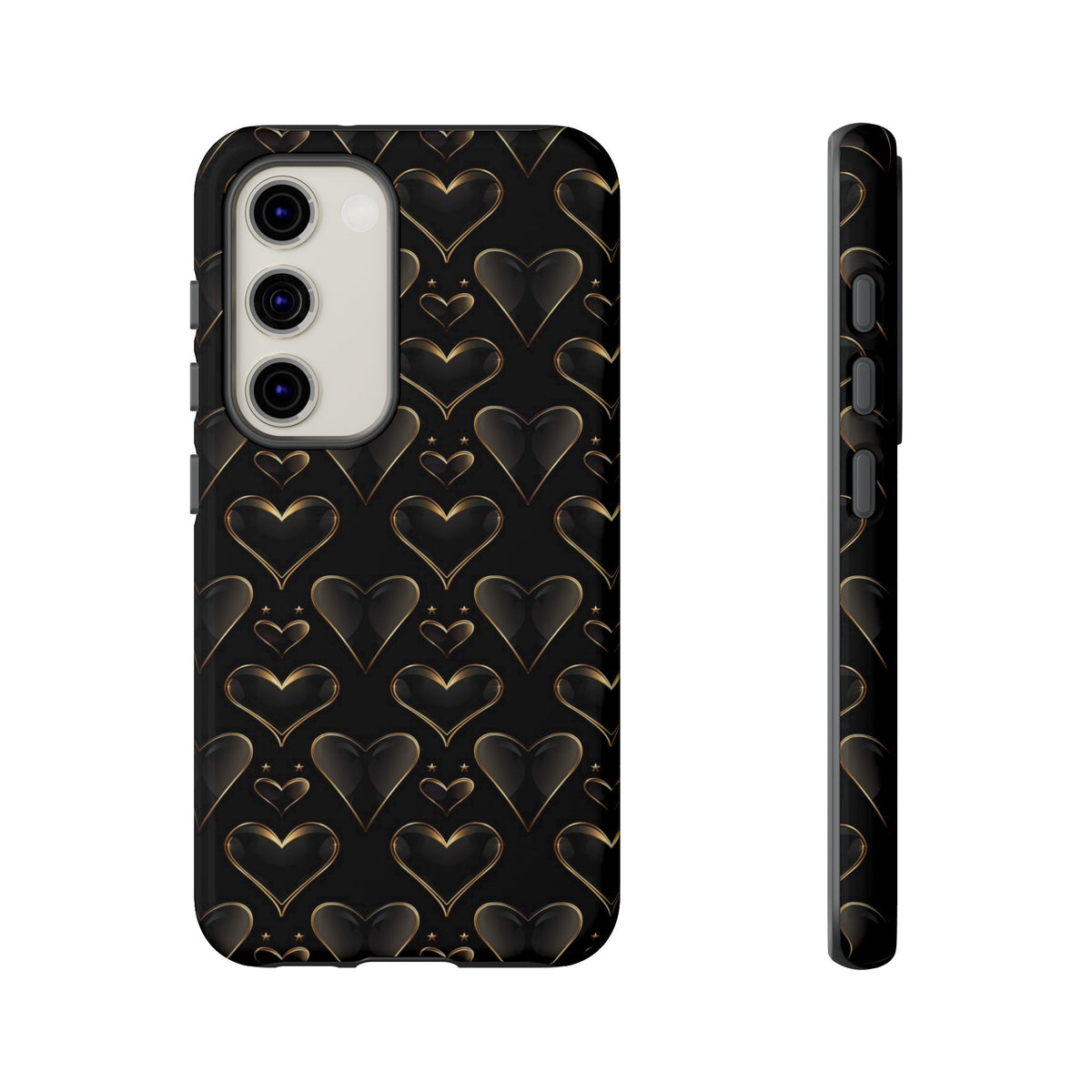 Heart Pattern Phone Case – Stylish & Loving Design for Your Device 362