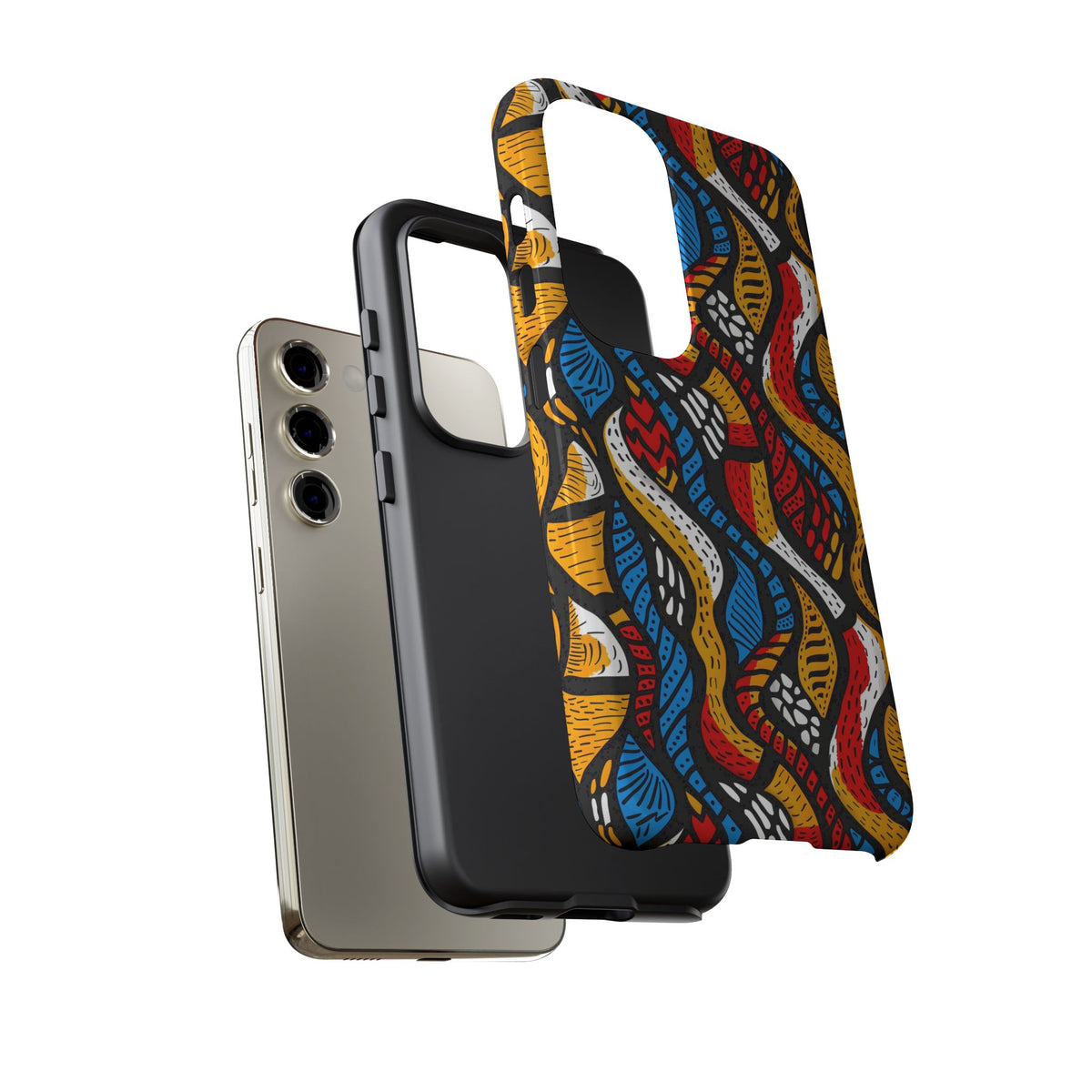 Stylish African Pattern Phone Case – Unique and Vibrant Protection 155