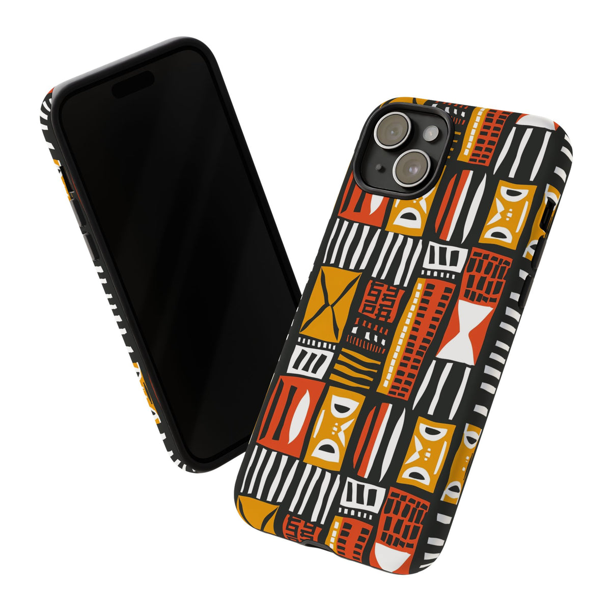 Stylish African Pattern Phone Case – Unique and Vibrant Protection 136