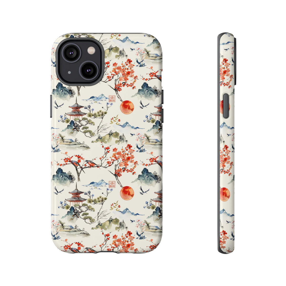 Japanese Pattern Phone Case – Elegant & Timeless Design for Your Phone 120