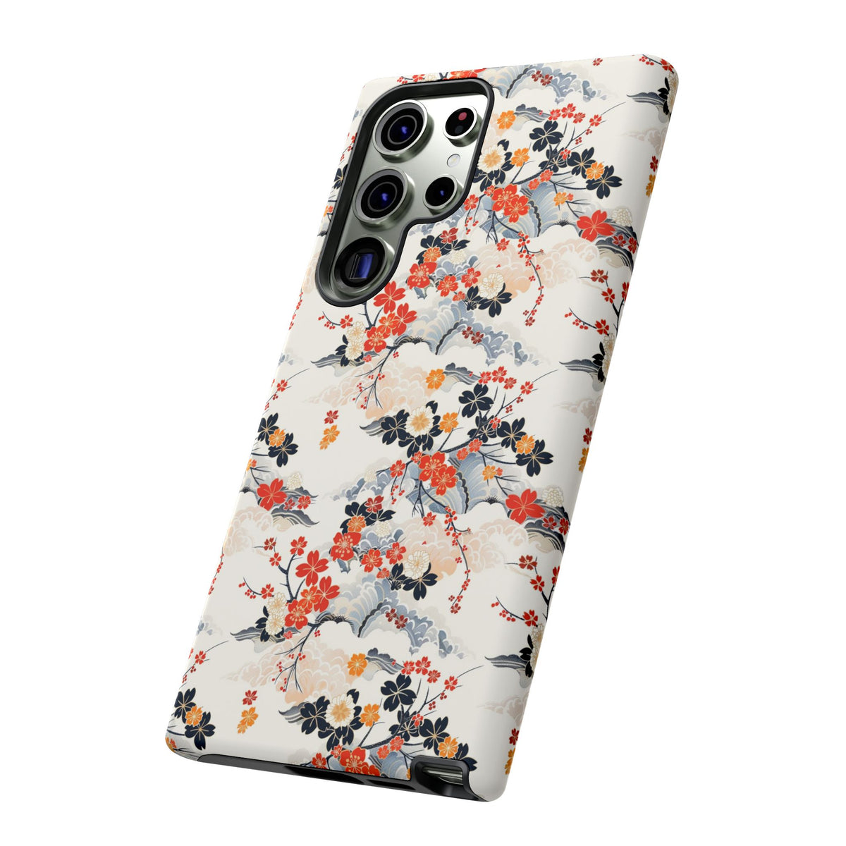 Japanese Pattern Phone Case – Elegant & Timeless Design for Your Phone 302