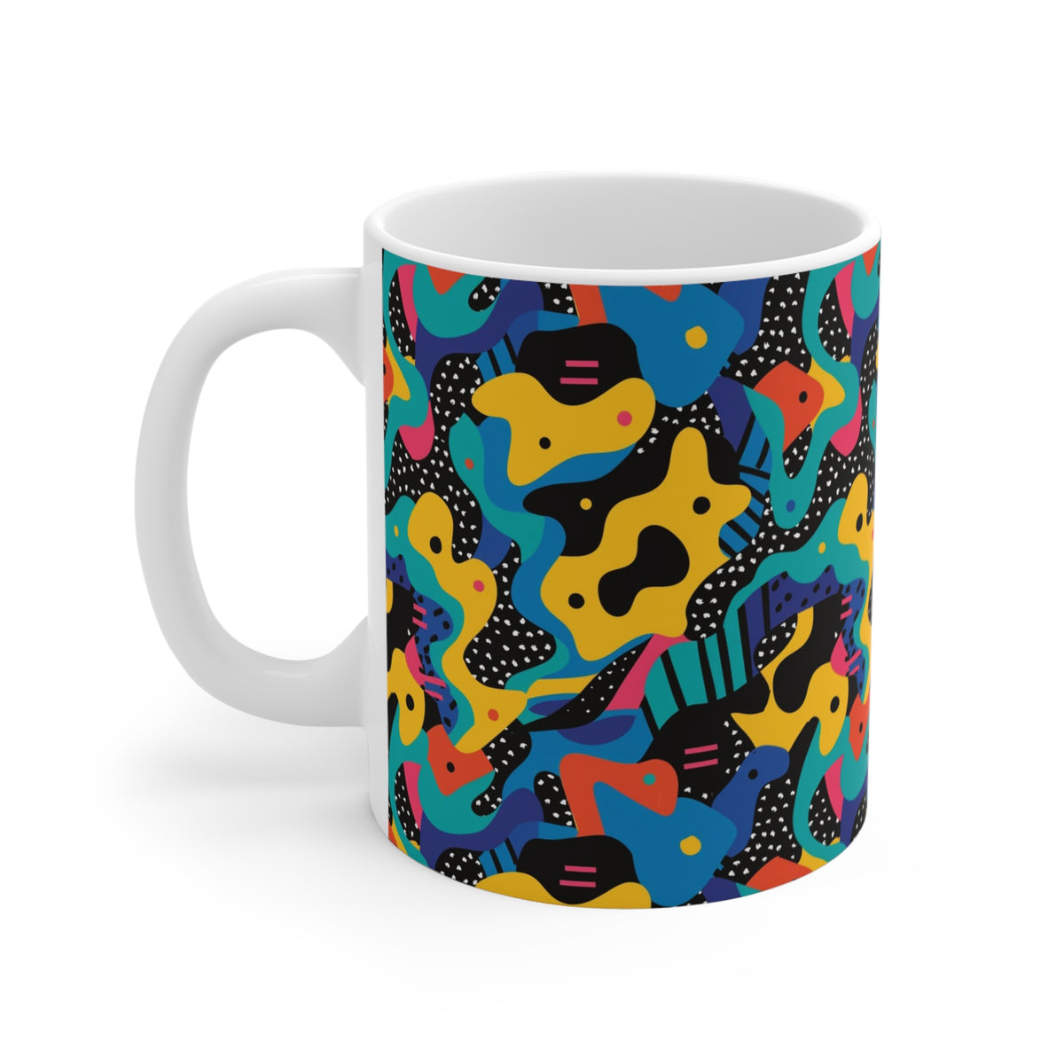 90s Retro Coffee Mug - Full Wrap Design 559