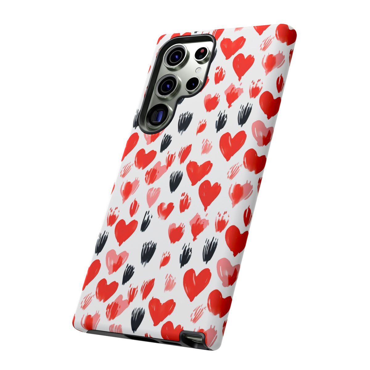 Heart Pattern Phone Case – Stylish & Loving Design for Your Device 366