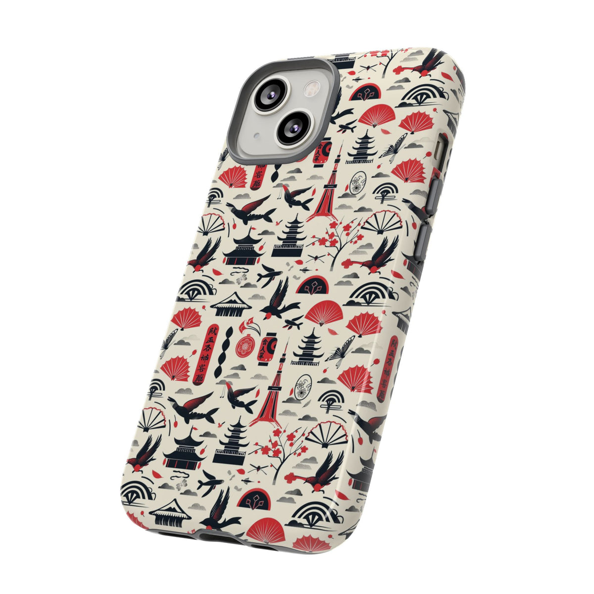 Japanese Pattern Phone Case – Elegant & Timeless Design for Your Phone 067