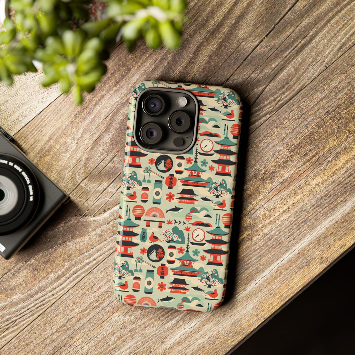 Japanese Pattern Phone Case – Elegant & Timeless Design for Your Phone 105