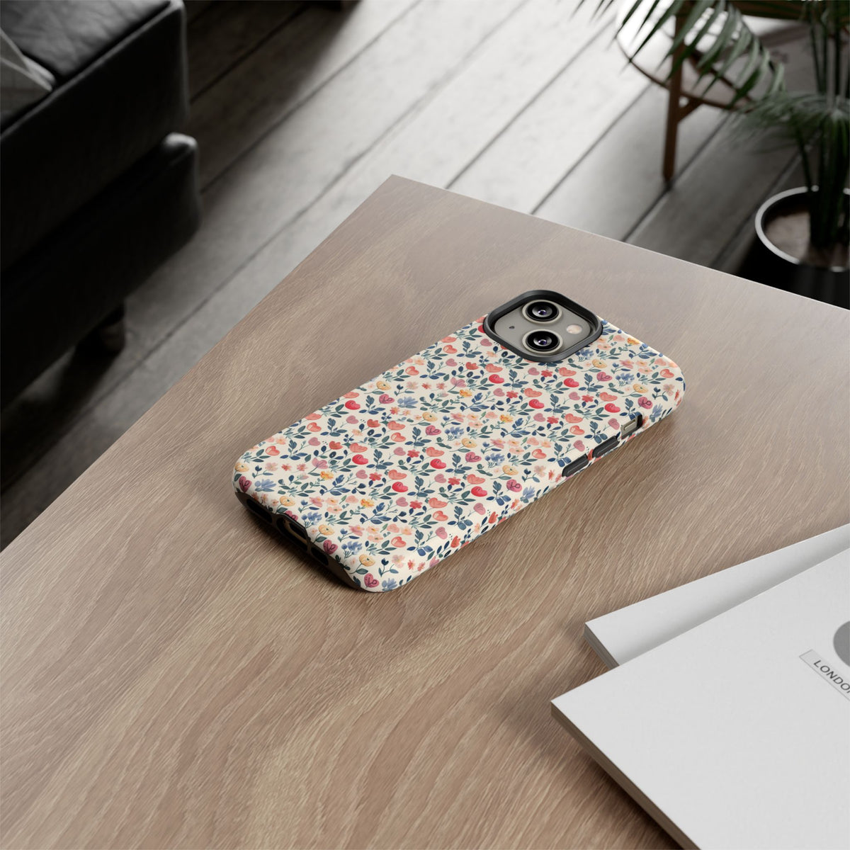 Heart Pattern Phone Case – Stylish & Loving Design for Your Device 261