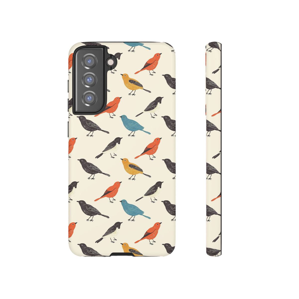 Birds Seamless Pattern Phone Case – Elegant and Timeless Avian Design 5