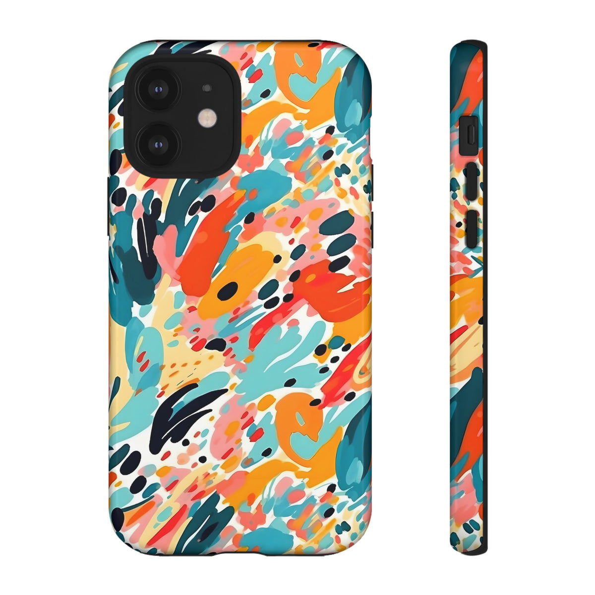 Abstract Painting Design Phone Case – Modern Art-Inspired Phone Cover 7