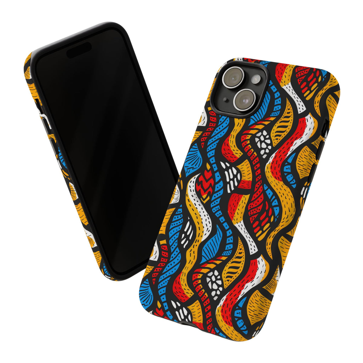 Stylish African Pattern Phone Case – Unique and Vibrant Protection 155