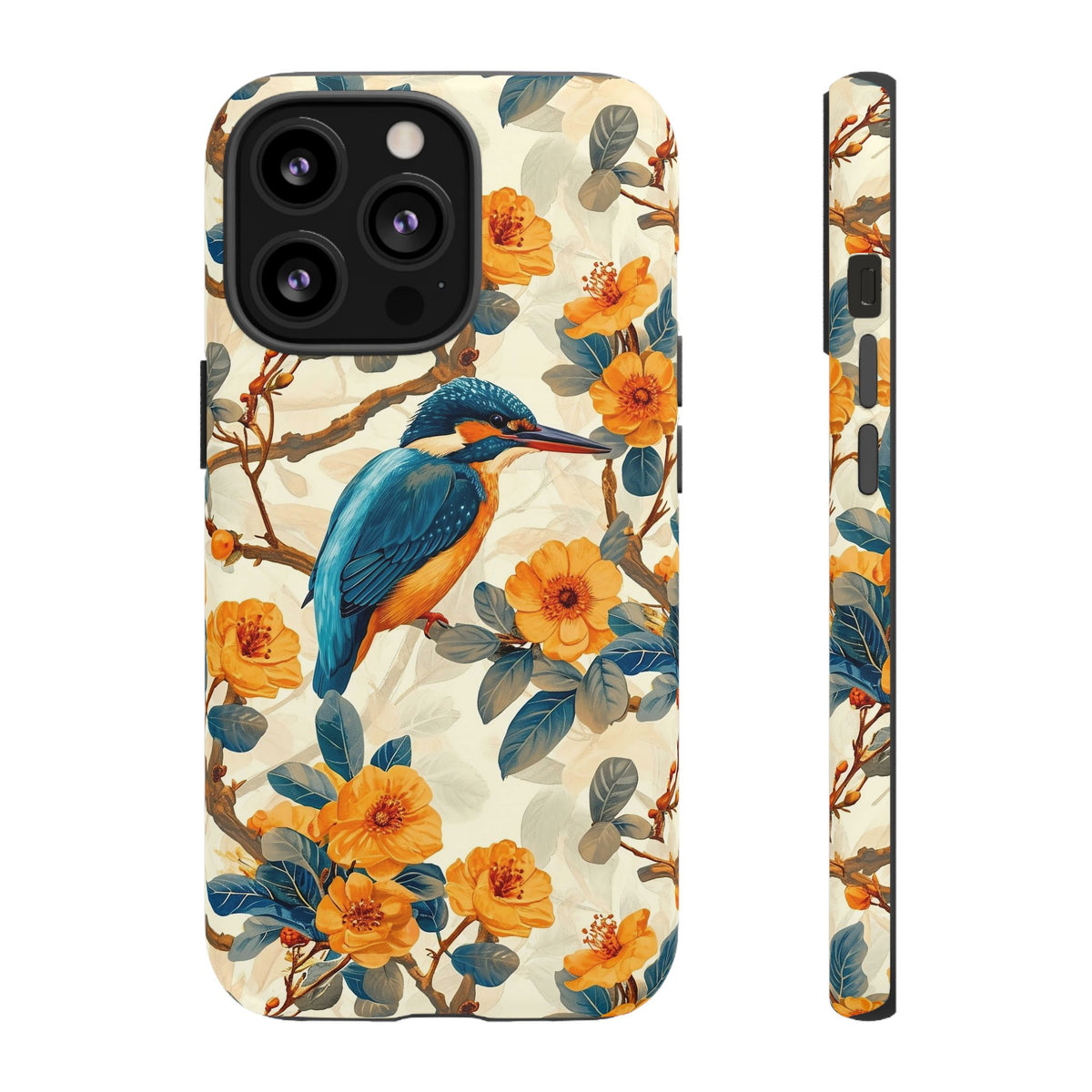 Birds Seamless Pattern Phone Case – Elegant and Timeless Avian Design