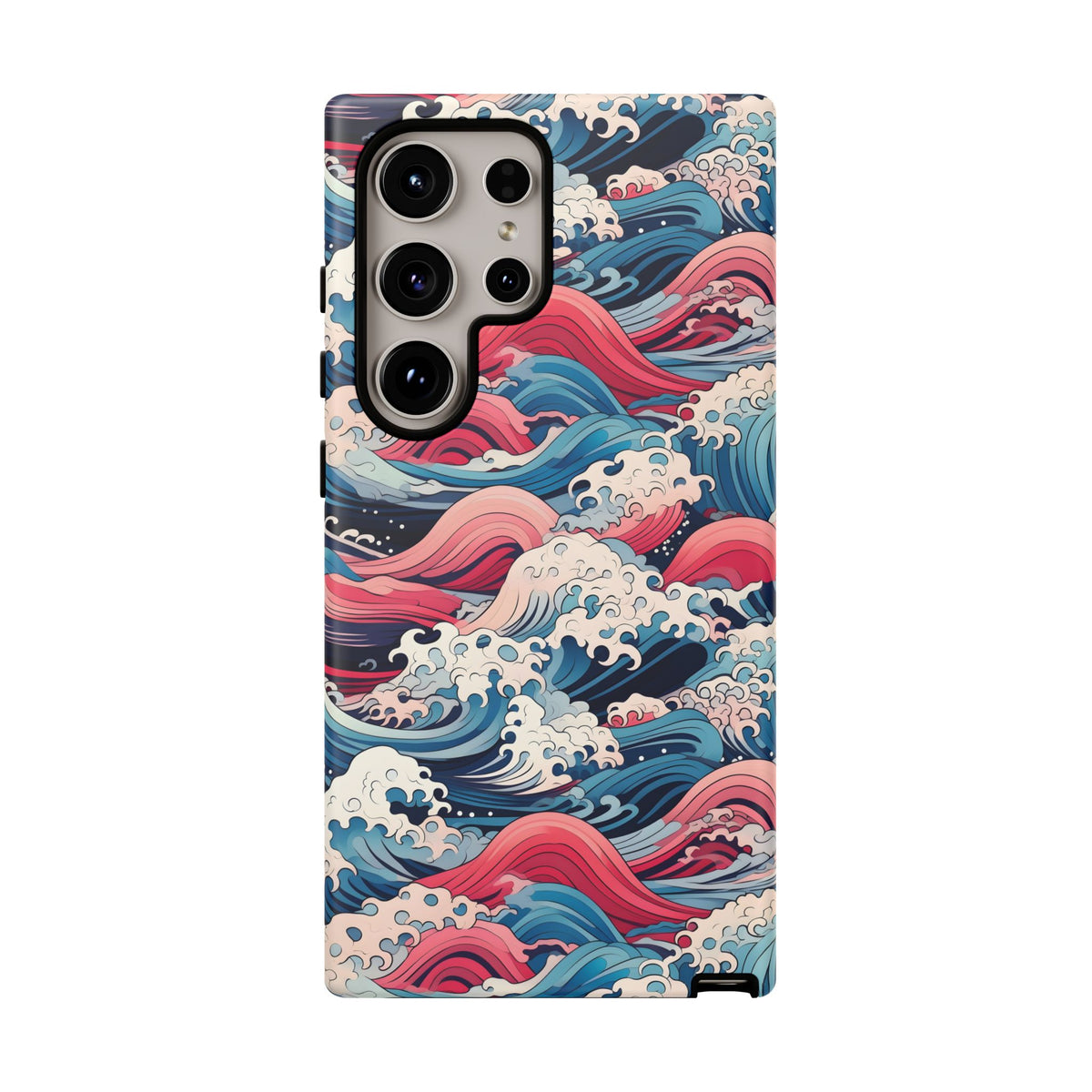 Japanese Waves Phone Case – Embrace Timeless Elegance with Classic Design 3