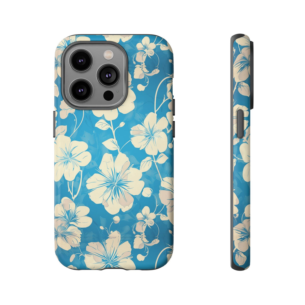 Blue Floral Seamless Pattern Phone Case