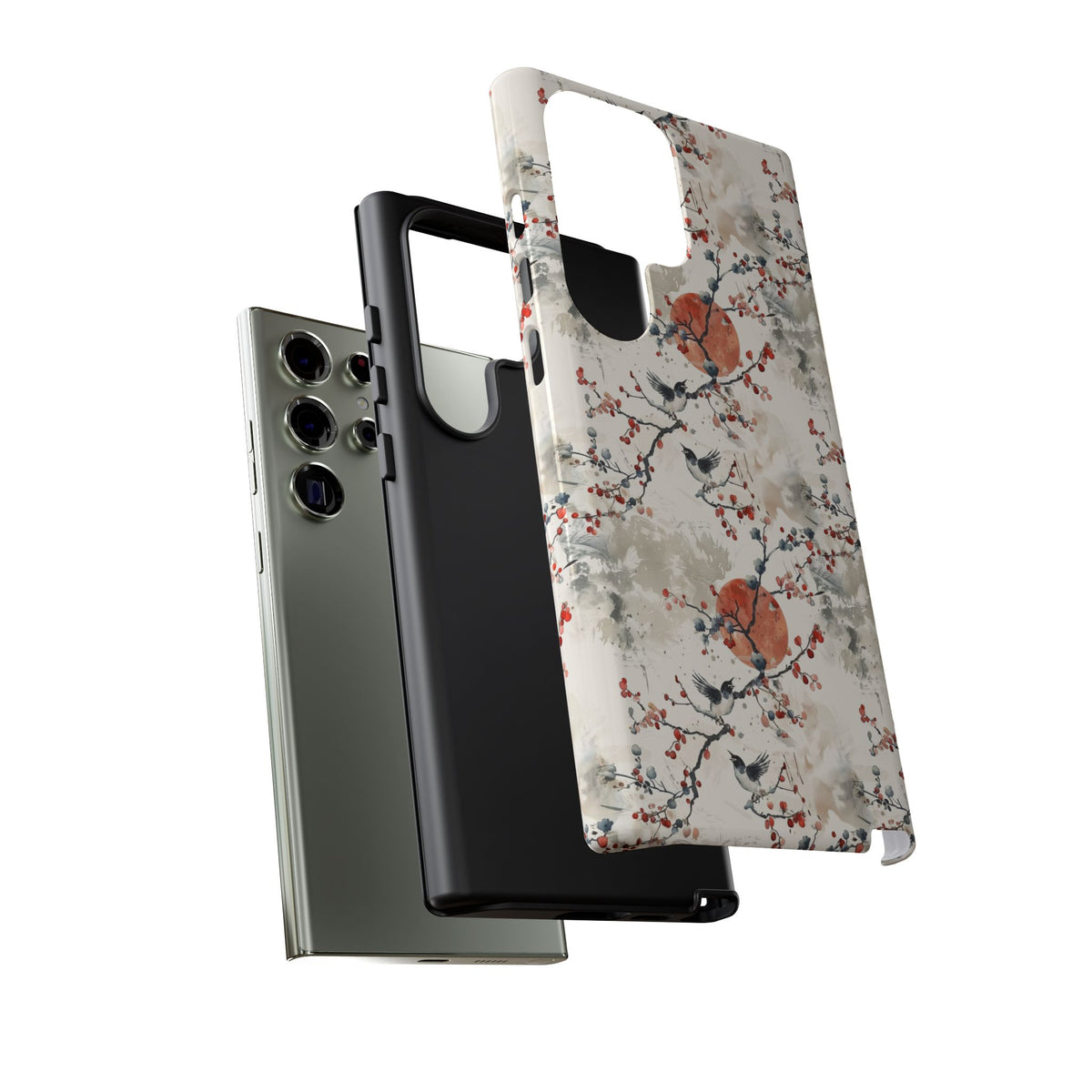 Japanese Pattern Phone Case – Elegant & Timeless Design for Your Phone 136