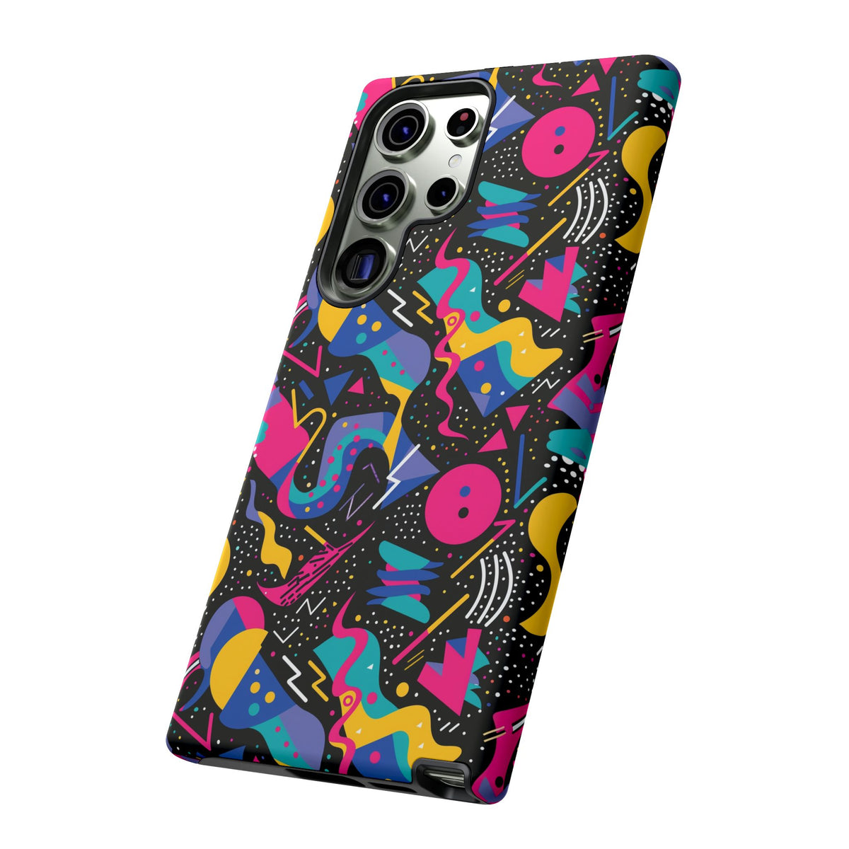 90s Themed Seamless Pattern Phone Case – Embrace Retro Style and Protection 302