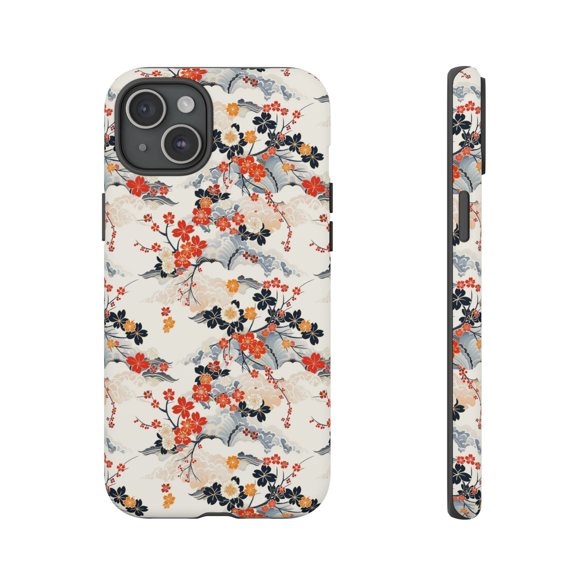 Japanese Pattern Phone Case – Elegant & Timeless Design for Your Phone 302