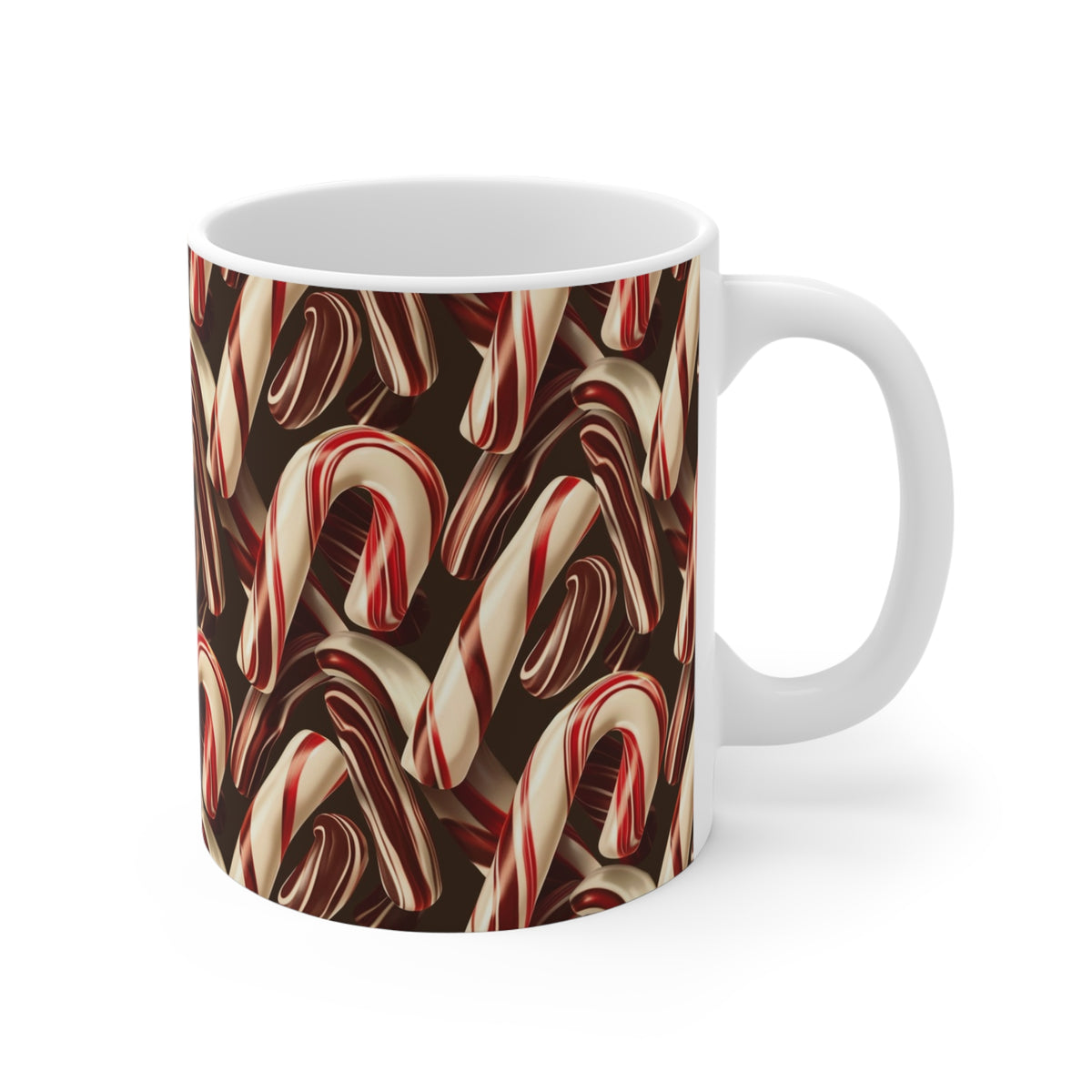 Colorful All-Over Candy Theme Coffee Mug Fun Ceramic Drinkware 501