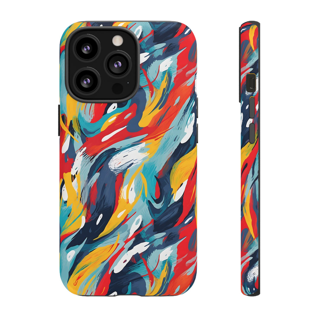 Tough CasesAbstract Painting Design Phone Case – Modern Art-Inspired Phone Cover 8