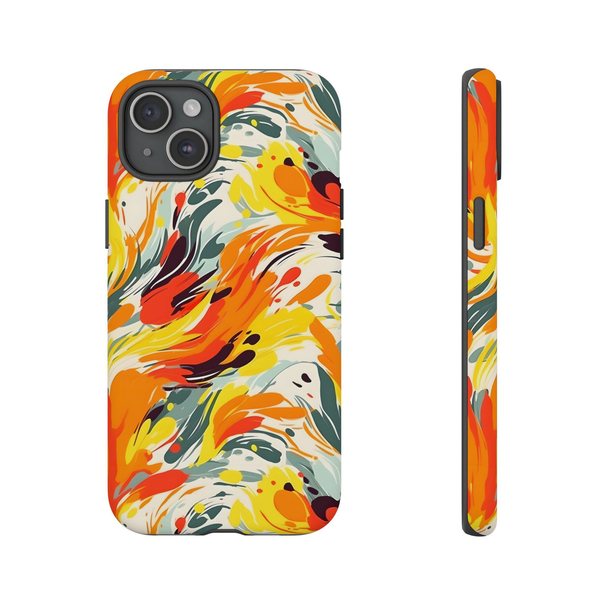 Abstract Painting Design Phone Case – Modern Art-Inspired Phone Cover 5