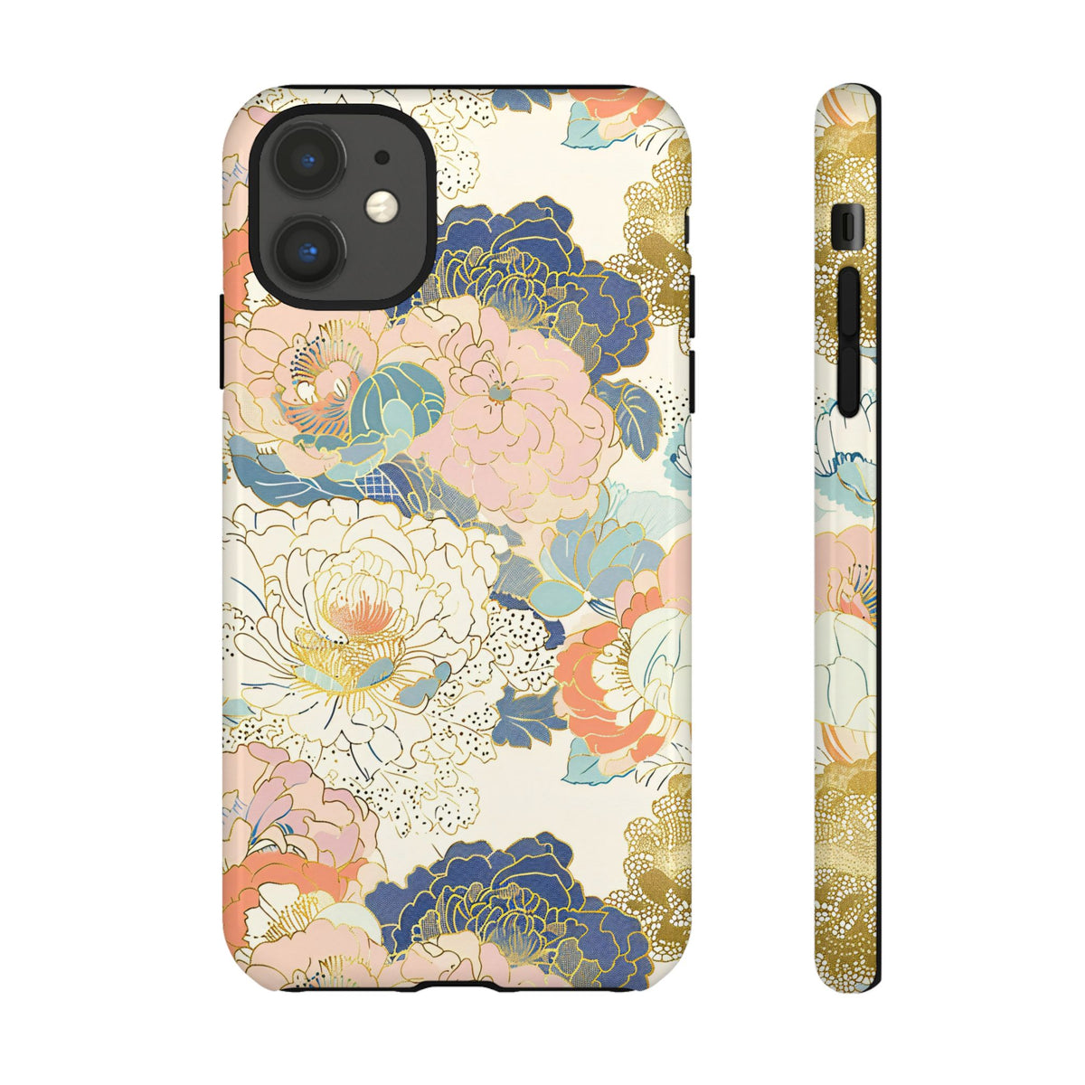 Japanese Blossom Asian Floral Design Phone Case – Elegant Floral Phone Cover 4