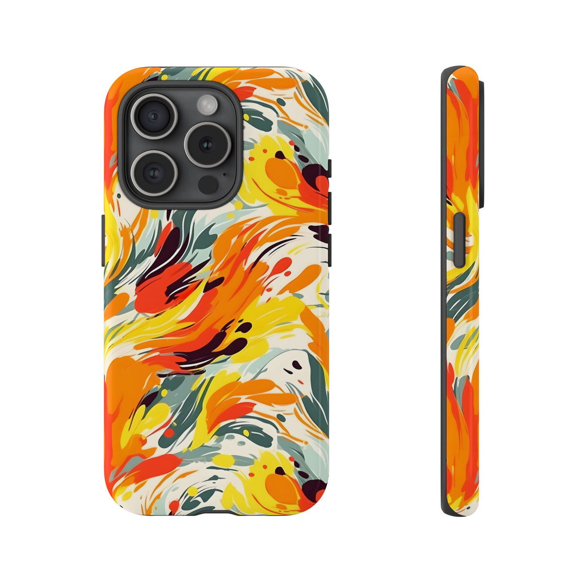 Abstract Painting Design Phone Case – Modern Art-Inspired Phone Cover 5