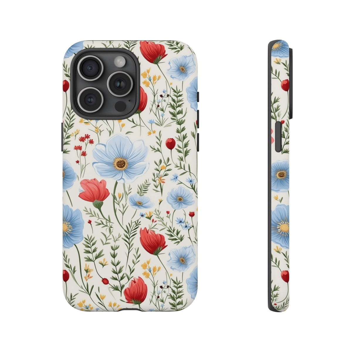 Wildflower Design Phone Case – Beautiful Nature-Inspired Floral Pattern