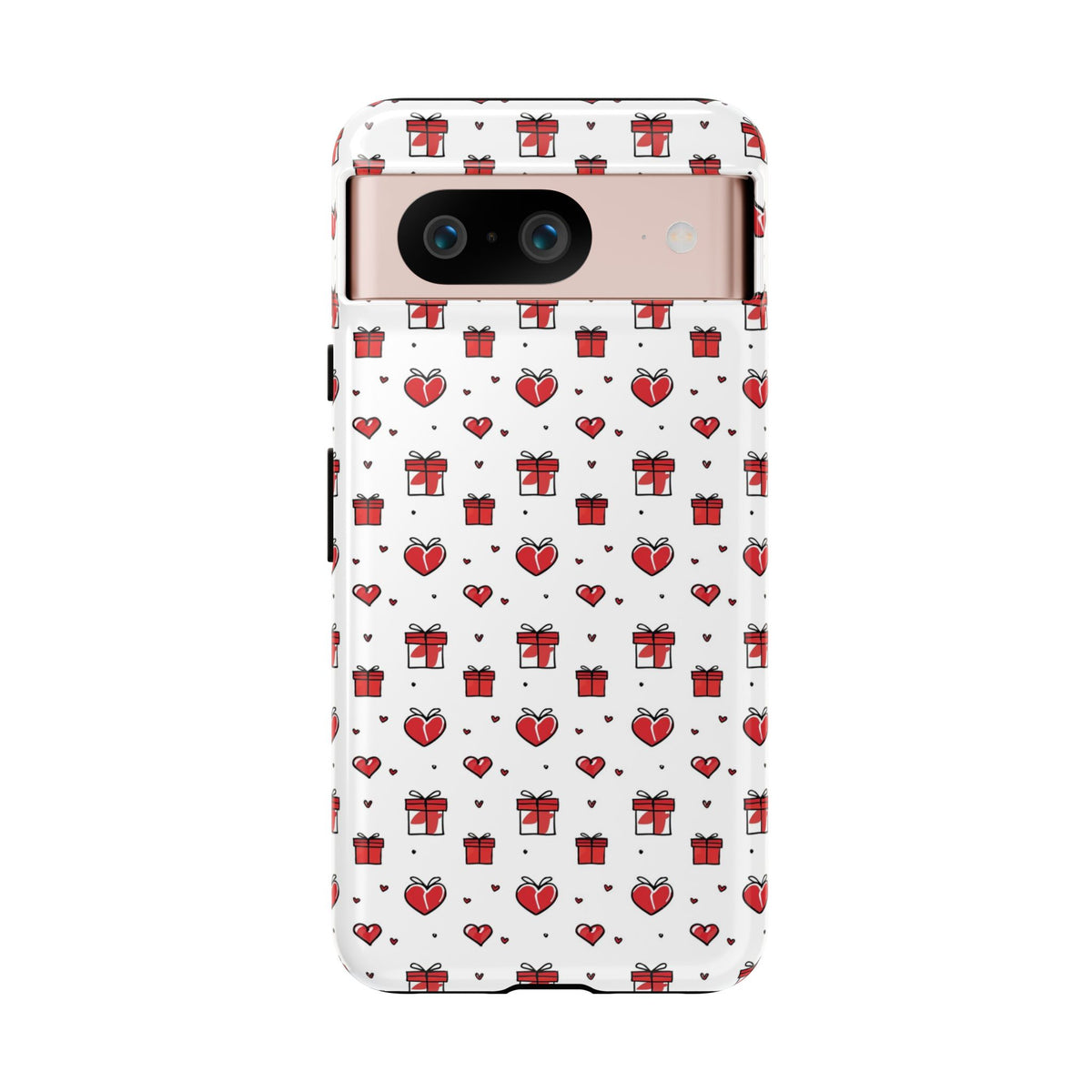 Heart Pattern Phone Case – Stylish & Loving Design for Your Device 234