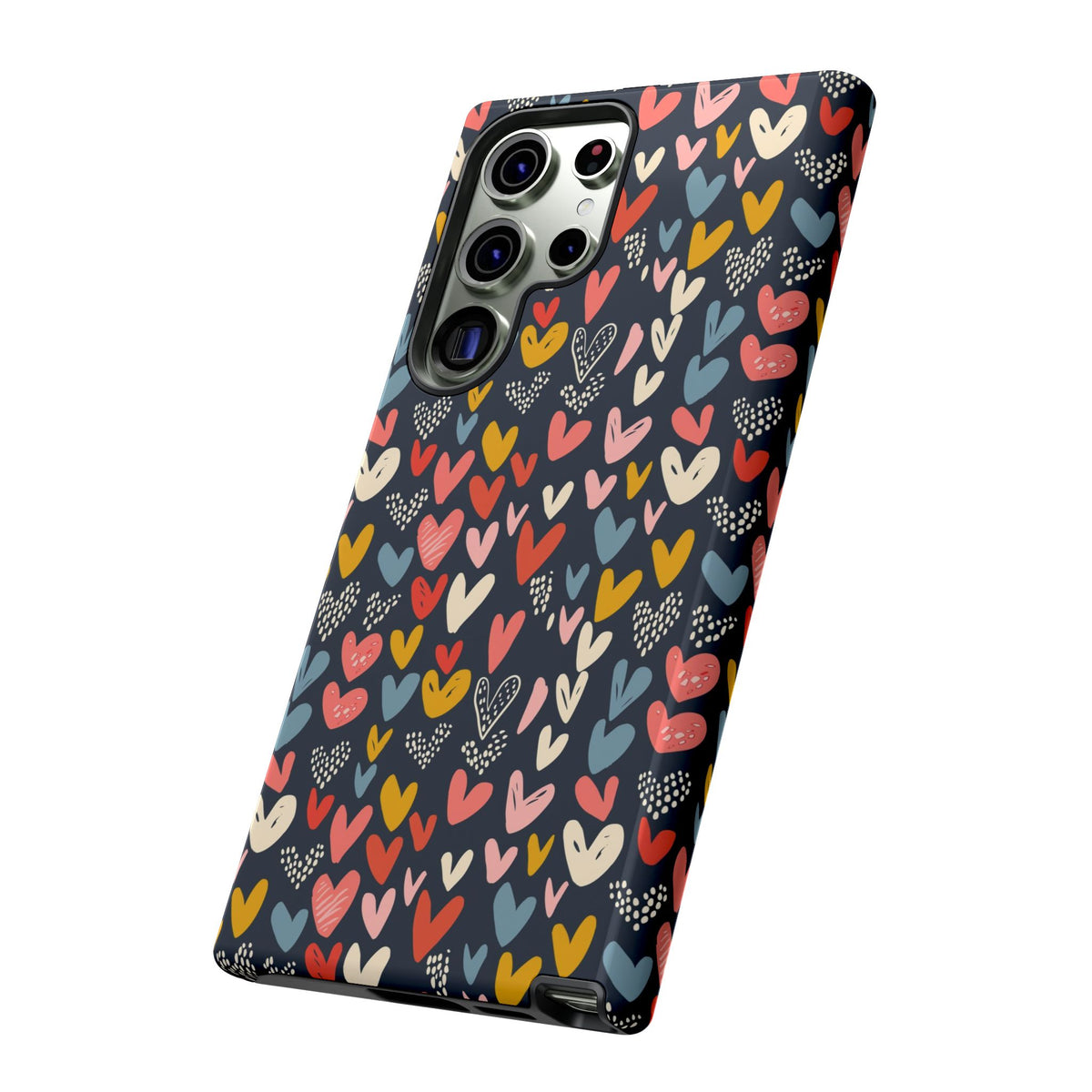 Heart Pattern Phone Case – Stylish & Loving Design for Your Device 816